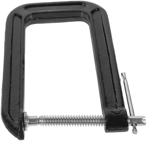 SHERCHPRY 3-inch C-clamp, Universal Table Mount Clamp for Desk, 180mm Cast Steel Workholding Device for Woodworking and Repair