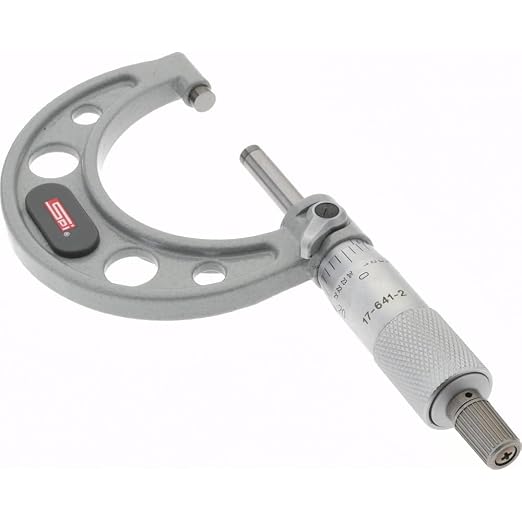 SPI 17-641-2 Calibrated Mechanical Outside Micrometer 1" to 2 inch Range