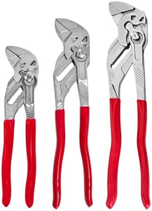 Pliers Wrench 3-Piece Set, 7/10/12-Inch Wrenches