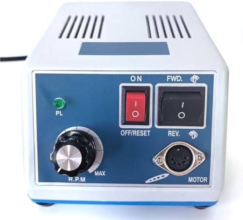 35,000RPM Electric Micromotor Rotary Tool Kit with Handpiece & Foot Pedal, Precision Engraving and Polishing Machine for Jewelry Carving, Nail Art, Woodworking & DIY Crafts