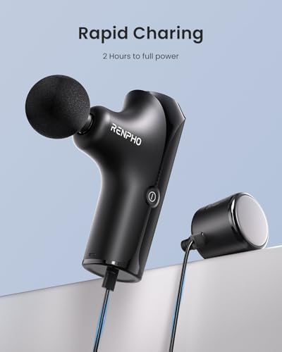RENPHO Mini Thermacool Massage Gun with Heat and Cold, Pocket-Sized, Small