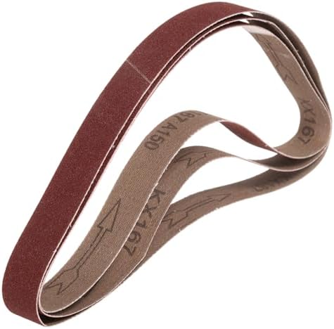 HARFINGTON 1 x 30 Inch Sanding Belts, 3 Pcs 150 Grits Aluminum Oxide