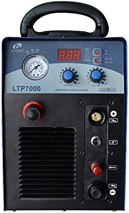 LOTOS LTP7000 70Amp Non-Touch Pilot Arc Plasma Cutter, Brown, 7/8" Inch Clean Cut