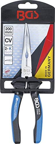 BGS 673 | Telefonzange | DIN ISO 5745 | mit Schneide | gebogen | 200 mm | Made in Germany Telephone Pliers with Cutting Edge Curved