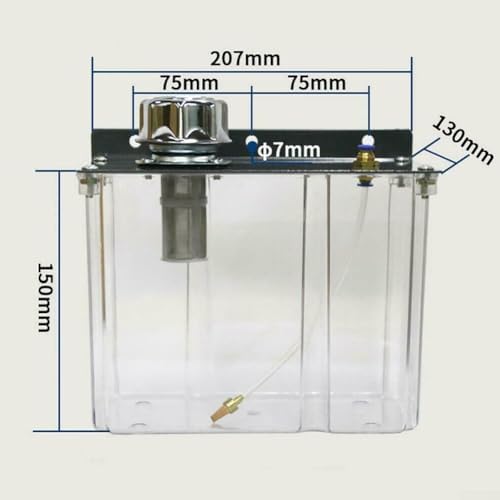 3L Oil Mist Sprayer Coolant Lubrication Spray System, Cutting Cooling Spray Pump for Cutting CNC Engraving Drill Milling Lathe Machine(220V)