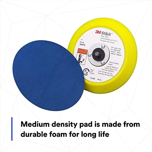 3M Stikit Abrasive Disc Back-up Pad, 05576, Blue, 6 in x 3/4 in 5/16-24