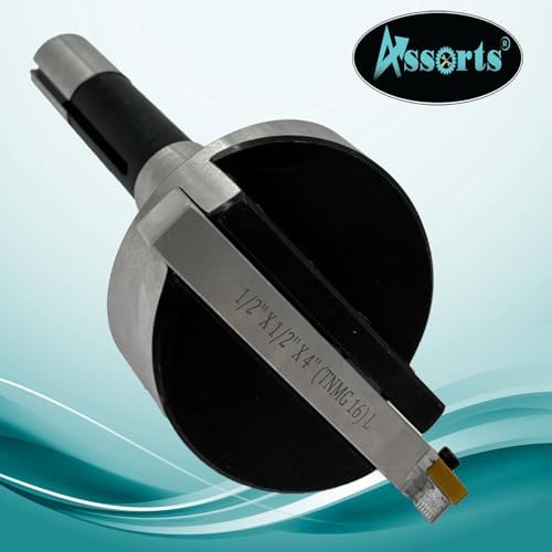 3-Inch Fly Cutter with 75 mm Head Diameter for Milling and Lathe Machines, Indexable Flycutter with Replaceable Carbide Insert for Precision Metalworking Applications and Smooth Cutting Output