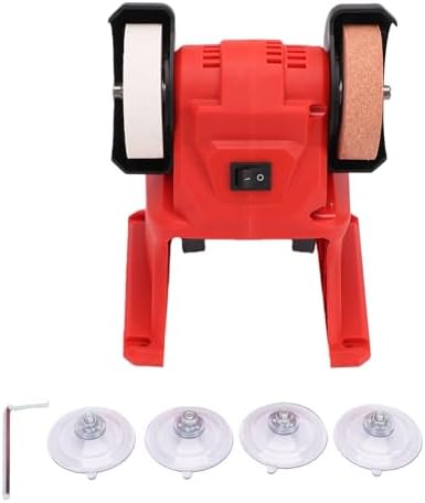 VBESTLIFE Mini Bench Grinder, Polisher Sander with 70mm Wheels