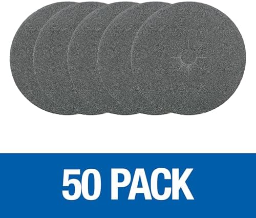 Mercer Industries 405036 Silicon Carbide Floor Sanding Edger Discs, 5" x 1/4" Hole, Grit 36F (50 pack)