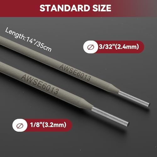ARCCAPTAIN E6013 Welding Rods 3/32" 10 LB Carbon Steel Sticks Electrode