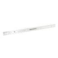 Mayes 10208 36 Inch Straight Edge Aluminum Ruler, Heavy Duty 36 Inch Ruler with Standard Measurements, Extra Thick Precision Straight Edge, Made in USA
