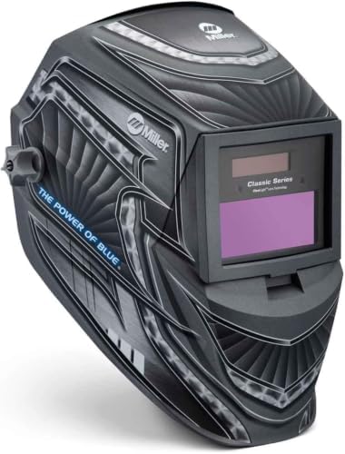 Miller Classic Series Welding Helmet, ClearLight™, Shade 8-13, Metal Matrix