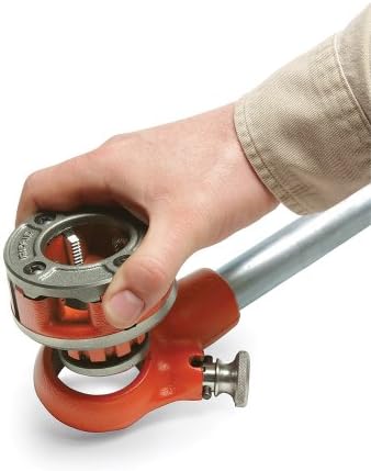 RIDGID Manual Threader Die Head, Bolt Threading, NPT, 1/2 in Compatible Min Pipe Size, Right Hand - 1 Each
