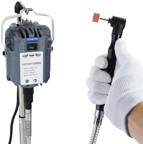 90 Degree Flexible Shaft Rotary Tool Handpiece Black