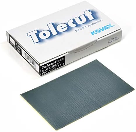Tolecut PSA Full Sanding Sheets, Black K-3000, 191-1511, 25 Sheets