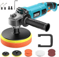 SEESII Car Buffer Polisher 1600W 7 Inch/6 Inch Rotary Buffer Polisher Waxer