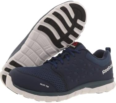 Reebok Men's Rb4041 Sublite Cushion Safety Toe Athletic Work Shoe Black