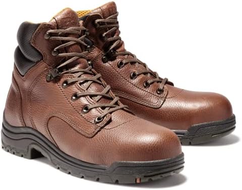 Timberland PRO mens Powerwelt 6" Steel Safety Toe Waterproof Industrial Work Boot