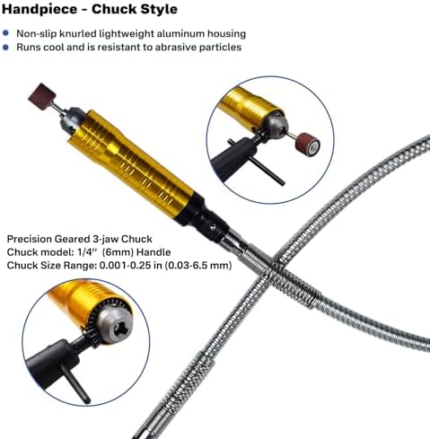 560W Flexible Shaft Grinder Electric Rotary Tool 500-25000RPM