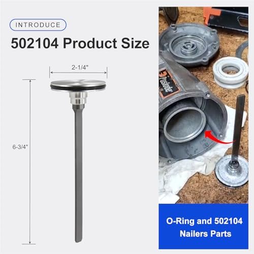 501519 Aftermarket Piston Driver for Paslode F-350S with O-Ring 502104 Nailers Parts