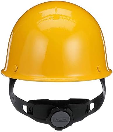 MSA Skullgard Cap Style Safety Hard Hat with Suspension - Non-Slotted Cap, Made of Phenolic Resin, Radiant Heat Loads up to 350F | Fas-Trac III Ratchet Suspension
