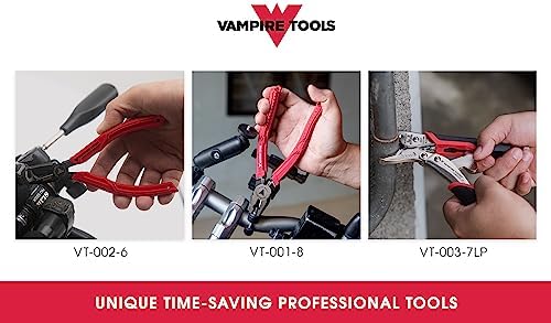 VAMPLIERS 3-PC Specialty Screw Extraction Pliers Set: Includes 8" PRO Linesman Pliers, JAWZ 7.5" Vise-Grip Locking Pliers, BRUTE 6.25" Black Oxide Finish Pliers + Vampliers Tool Pouch: VT-002-S3BP.