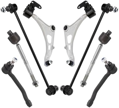TRQ Front Steering and Suspension Kit Tie Rods Control Arms Ball Joints