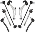 TRQ Front Steering and Suspension Kit Tie Rods Control Arms Ball Joints