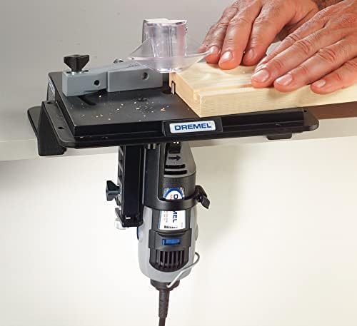 Dremel 231 Portable Rotary Tool Shaper and Router Table - Woodworking Attachment - Perfect for Sanding, Shaping, and Trimming Edges, Rotary Tool Accessories
