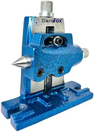 Universal Tailstock Adjustable/Swiveling For Rotary Table on Milling Machine, Center Height - 45-80MM, Dividing Head | Durable Tool, Horizontal Design for Engineers, Clamping Screw