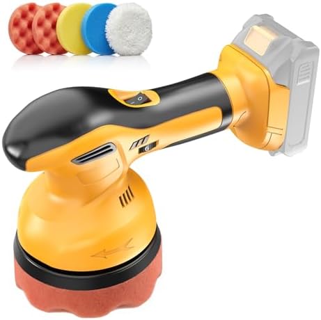 6 In Cordless Car Buffer Polisher Fit for Dewalt 20V Battery(NO Battery)