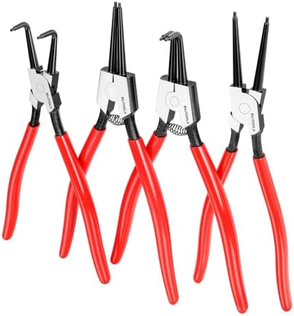 BILITOOLS 4PC 13" Extra Long Snap Ring Pliers Set