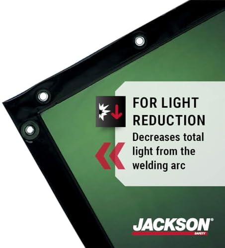 Jackson Safety Transparent Welding Curtain for Sparks & Spatter - NFPA 701