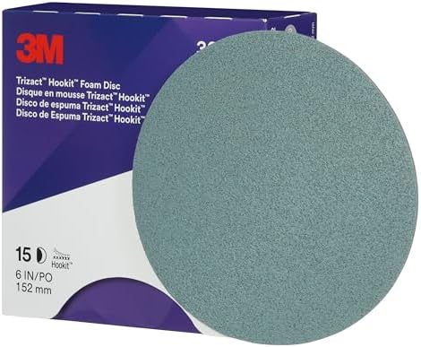 3M Trizact Hookit Foam Disc, 30662, P5000 Grade, 6 in