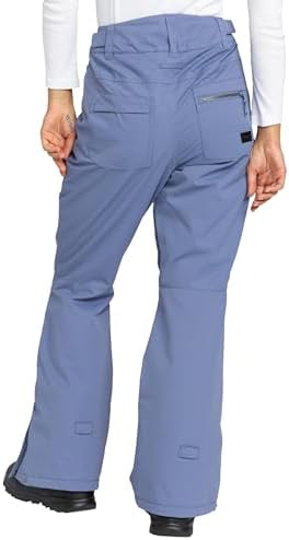 Roxy Women's Nadia Ski Pant – 10K Waterproof, Insulated, PFAS-Free, Adjustable Waist & Snow Gaiters