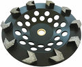 7" Diamond Grinding Wheel 10 Arrow Seg for Concrete & Coating 7/8"-5/8"