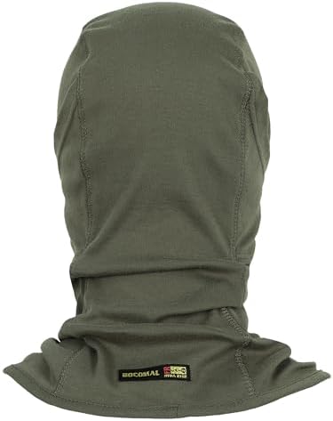 BOCOMAL FR Balaclava with Face Mask 7oz Midweight Arc Rated NFPA2112 CAT2