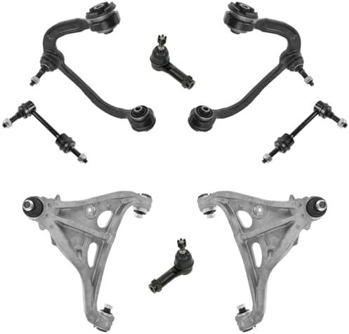 TRQ Front Steering & Suspension Kit Control Arm with Ball Joint Sway Bar