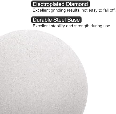 uxcell Diamond Sanding Grinding Disc, 12in (300mm) Grit 240 No Center Hole