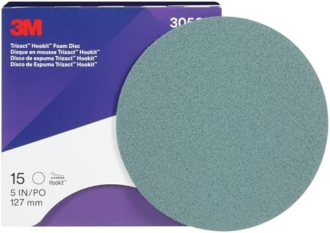 Trizact 3M Trizact Hookit Foam Disc, 30562, 5 in, 5000