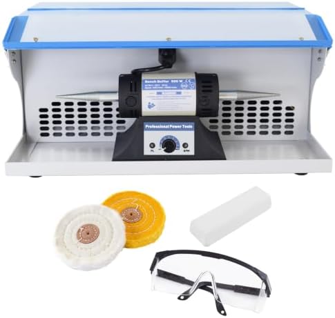 500W Jewelry Polisher with Dust Collector for Jewelry and Metal
