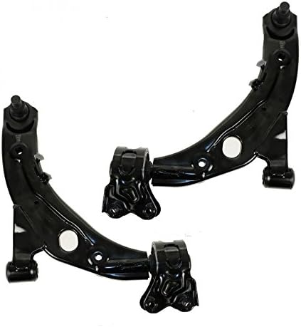 TRQ Front Steering & Suspension Kit Control Arm with Ball Joint Sway Bar