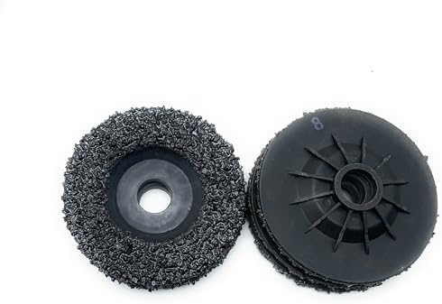 SIGNI 5 Pack SiC Plastic Back Grinding Wheel for Granite/Marble/Concrete and Glasses (4.5 INCH, 8 GRIT)