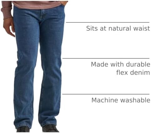 Wrangler Authentics Men's Classic 5-Pocket Regular Fit Flex Jean