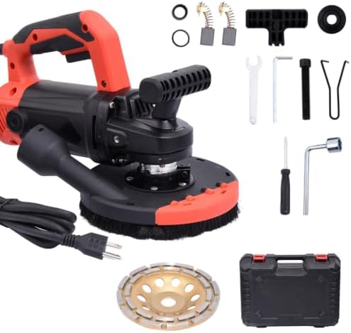 7-Inch Concrete Floor Grinder, 2200W Powerful concrete sander Machine