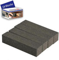 Strip 'N Sand Paint Remover 18 Blocks | Non‑Toxic, Chemical‑Free Paint & Varnish Stripper | Contour Sanding Blocks for Wood, Metal & Masonry | Ideal for Kitchen Cabinets, Furniture