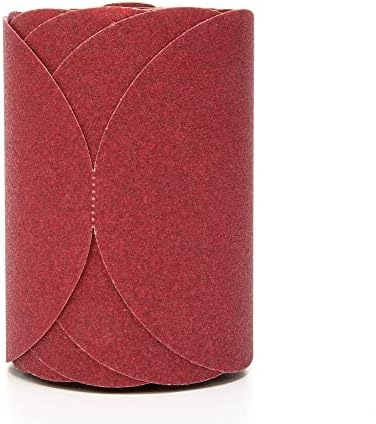 3M Red Abrasive Stikit Disc, 01116, 6 in, P80 Grade
