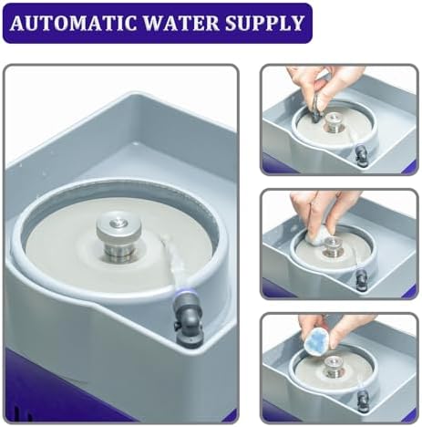4” Flat Grinding Machine Stone Rock Polisher, Grinder, Shaper Shaping and Polishing Tools, Mineral Rock Polishing Machines, Grinding Machines