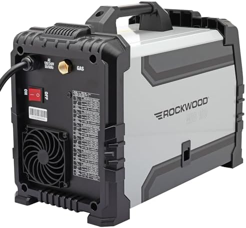 Rockwood MIG 160 Multi-Process Flux Core MIG and Stick Welder Welding Machine | 110V/220V Dual Voltage Advance Inverter Technology | TIG MIG Weld Ready | User-Friendly Digital Controls