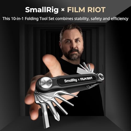 SmallRig x FILM RIOT 10-in-1 Folding Tool Set (Black) - 4375